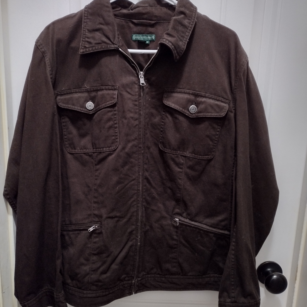 Laurens Jean Company Ralph Lauren Dark Brown Jacket